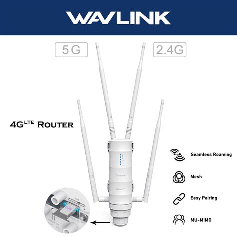 WAVLINK 4G Router with SIM Card Slot.